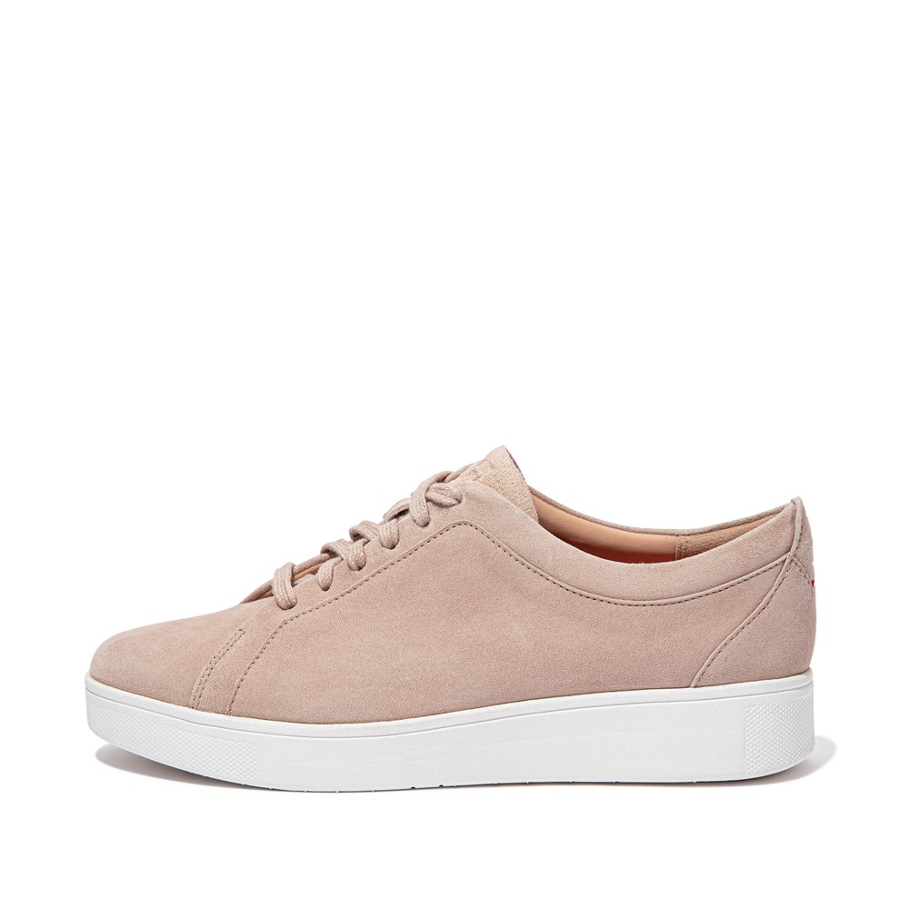 Fitflop Sneakers Dame Beige - Rally Suede - PLXQG4716